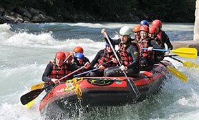 rafting activities in tzoumerka